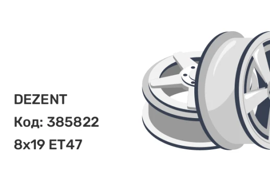 DEZENT TA 8x19 5x112 ET47