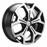 Khomen 1710 6.5x17 5x120 ET55 Black-FP Black-FP