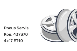 Pneus Servis 725704 4x17 5x114.3 ET10