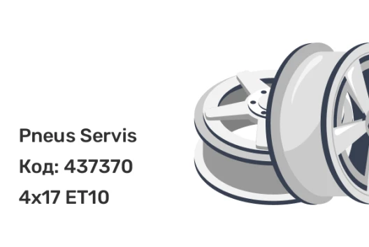 Pneus Servis 725704 4x17 5x114.3 ET10