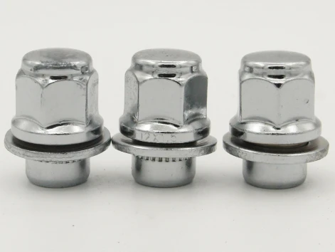 Гайка M12*1,50*37,5 прессшайба, хром, D18,5мм, кл.21мм, Toyota, LeXus RX330 (N043/137.521)