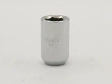 Гайка AB  M12*1,5*32 конус хром. внутр. шестигран. закр.