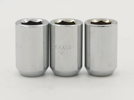 Гайка AB  M12*1,5*32 конус хром. внутр. шестигран. закр.