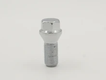 Болт M14*1,50*25, Конус, ключ 17, цинк