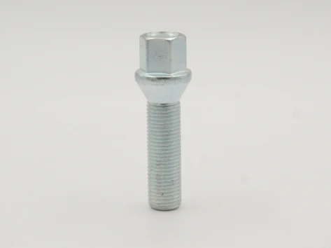 Болт M14*1,50*45, Конус, ключ 17, цинк