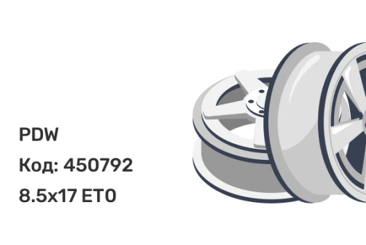 PDW 5451 REBEL (5605) 8.5x17 6x139.7 ET0