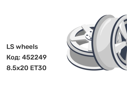 LS wheels FlowForming RC88 8.5x20 5x114.3 ET30