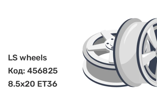 LS wheels FlowForming RC11 8.5x20 5x108 ET36