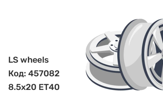 LS wheels FlowForming RC96 8.5x20 5x108 ET40
