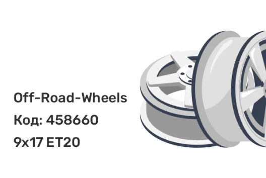 Off-Road-Wheels Black 9x17 5x150 ET20