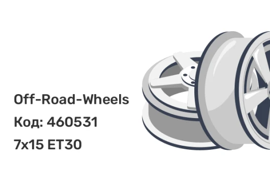 Off-Road-Wheels Black mat 7x15 5x139.7 ET30