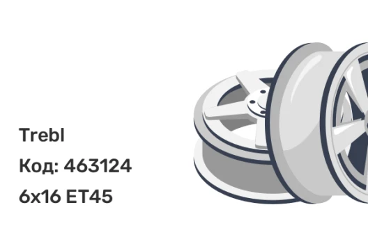 Trebl LT2887D 6x16 5x139.7 ET45