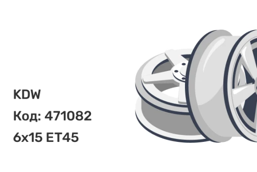 KDW KD1590 6x15 4x100 ET45