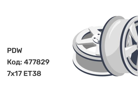 PDW RACE 7x17 5x100 ET38