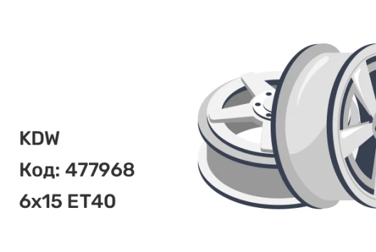 KDW KD1570 6x15 4x100 ET40