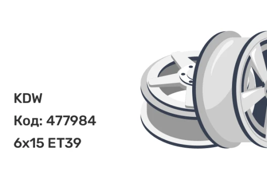 KDW KD1580 6x15 4x100 ET39