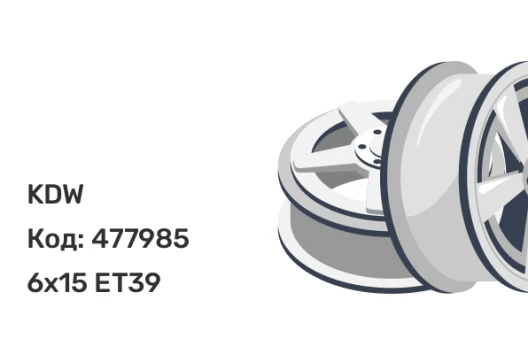 KDW KD1580 6x15 4x100 ET39