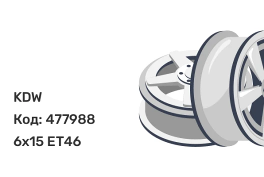 KDW KD1580 6x15 4x100 ET46