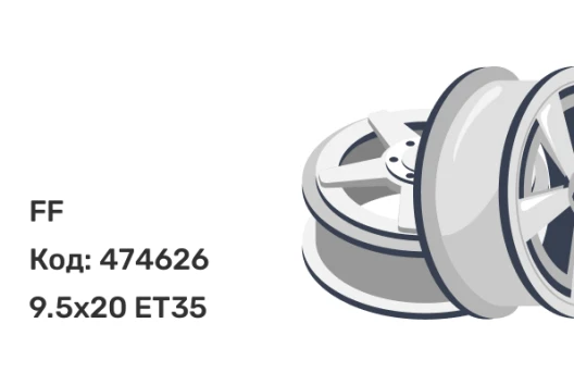 FF H3076F 9.5x20 5x112 ET35