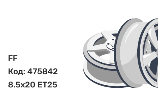 FF H3078F 8.5x20 5x112 ET25