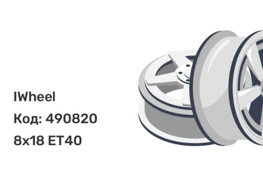 IWheel IVF-754 8x18 5x100 ET40 IWheel IVF-754 8x18 5x100 ET40
