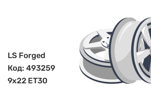 LS Forged FG76 9x22 6x139.7 ET30 LS Forged FG76 9x22 6x139.7 ET30