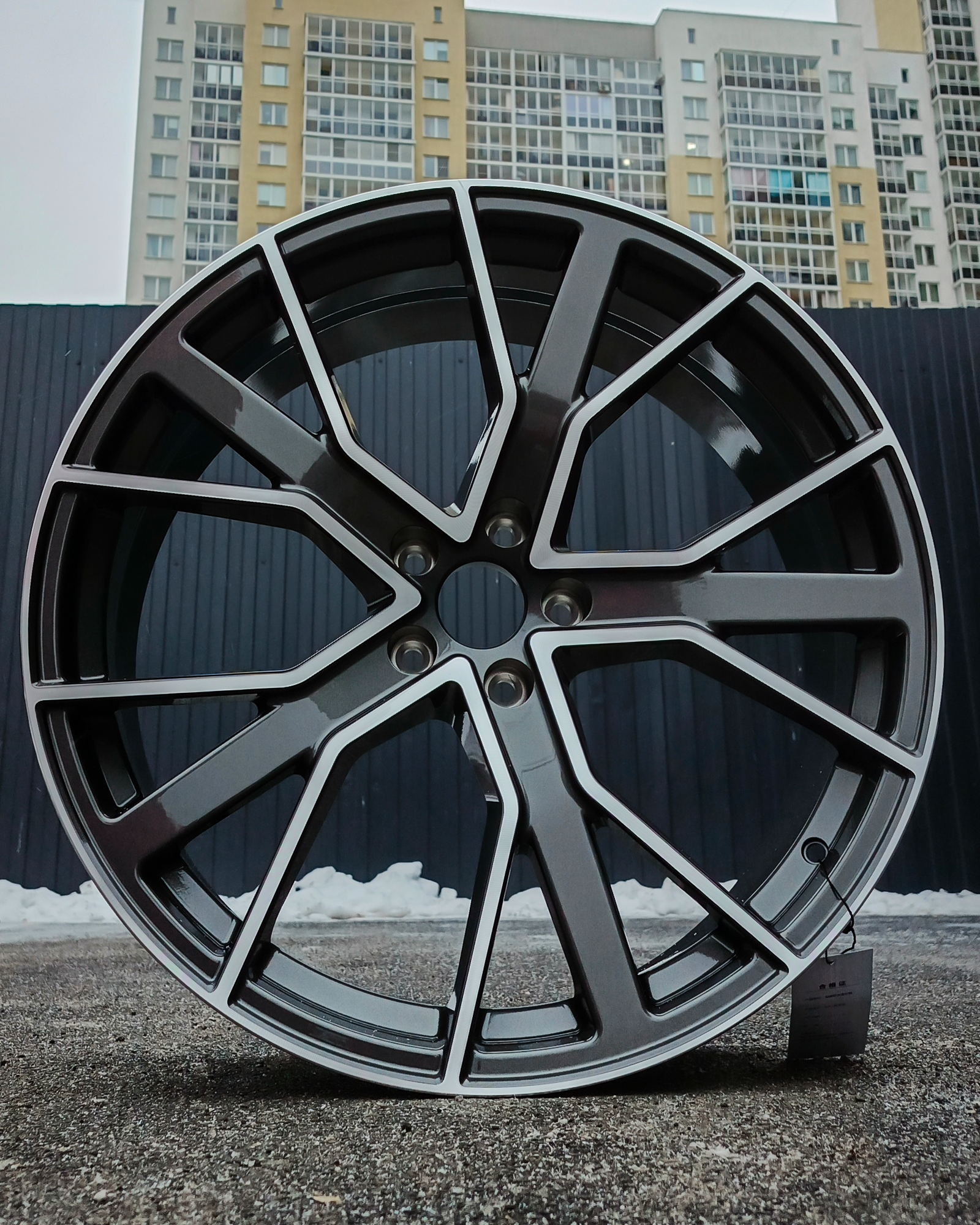 RGW 9x21 5x112 ET:30 dia:66.45 Gunmetal Machined Face