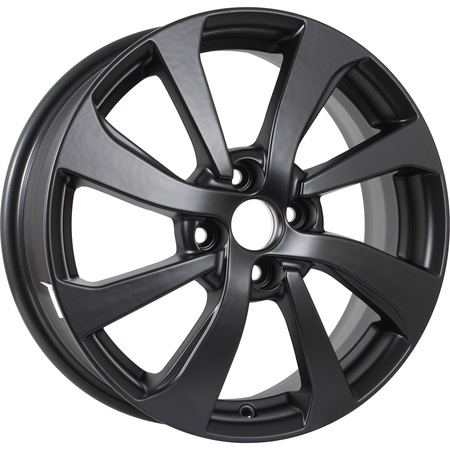 KDW 6x16 4*100 Et:50 Dia:60,1 Matt_Black_Painted