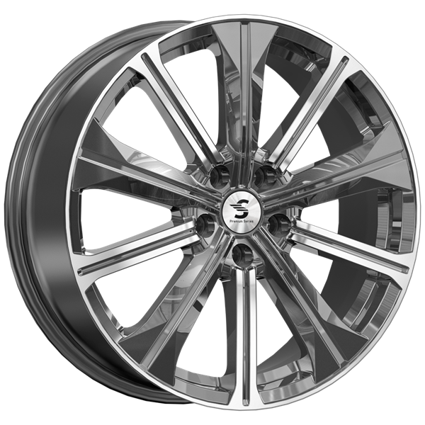 Premium Series 7x19 5*112 Et:43 Dia:57,1 Diamond Gloss Graphite