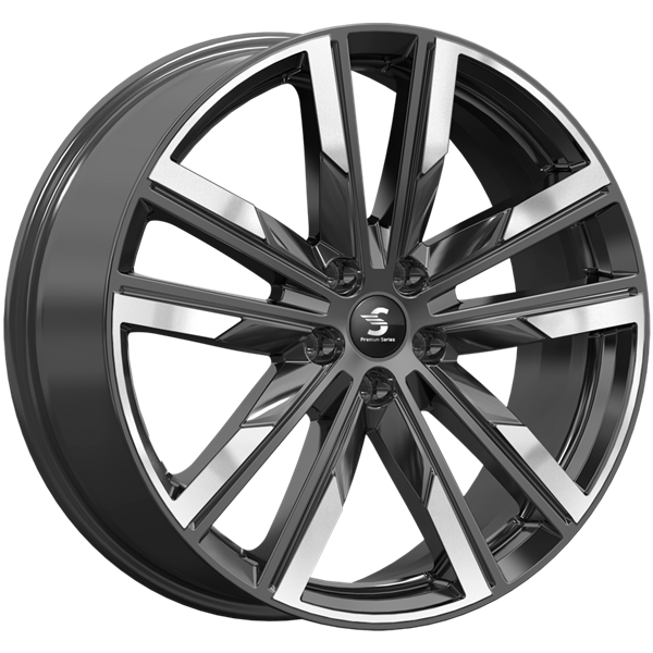 Premium Series 8x20 5*108 Et:36 Dia:65,1 Diamond Black Gris