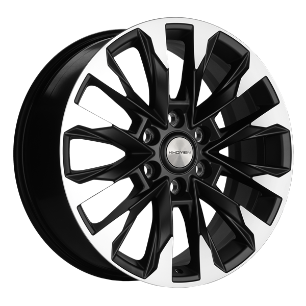 Khomen 8x20 6*139,7 Et:36 Dia:100,1 Black matt-FP