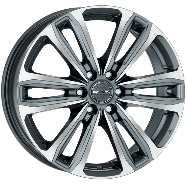 MAK 7,5x17 6*139,7 Et:48 Dia:92,3 Gunmetal Mirror Face