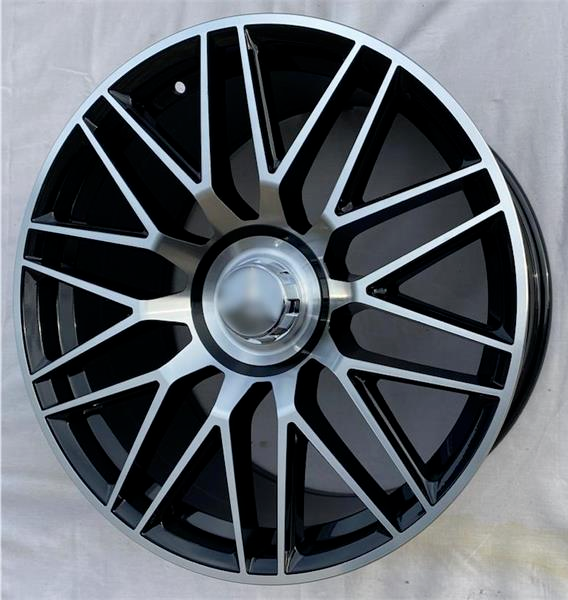 Replica FR 11,5x22 5*112 Et:47 Dia:66,6 Satin Black Machined Lip