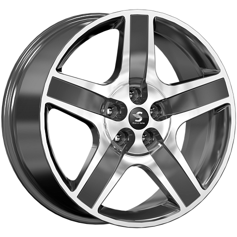 Premium Series 8,5x20 5*112 Et:35 Dia:66,6 Diamond Black Gris