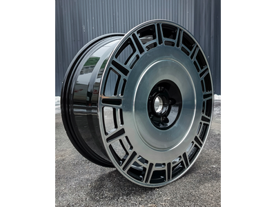 RGW CT2522C-3 9x21 5x120 ET:45 dia:62.5 Gloss Black Polish Face