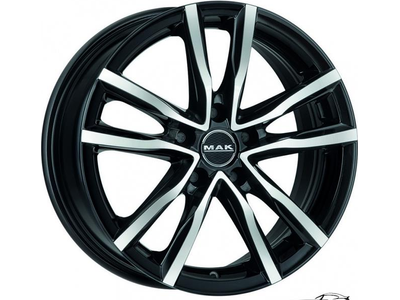 MAK MILANO 8x18 5*108 Et:45 Dia:72,3 Black Mirror