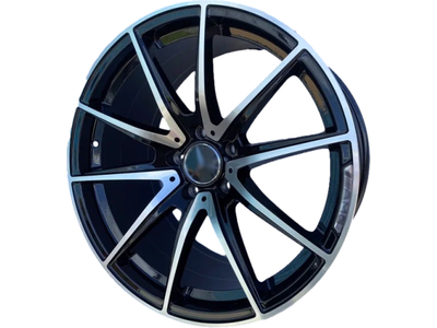 Replica FR MR 443 9,5x20 5*112 Et:40 Dia:66,6 Black Machined Face