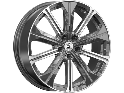 Premium Series КР013 7x19 5*112 Et:43 Dia:57,1 Diamond Gloss Graphite