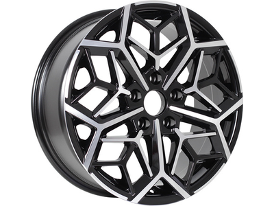 KDW KD1710 7x17 5*114,3 Et:50 Dia:66,1 Black_Front_Polished