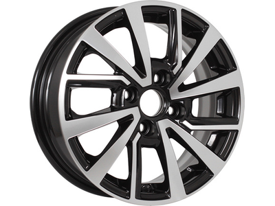 KDW KD1430 5,5x14 4*100 Et:40 Dia:60,1 Black_Front_Polished