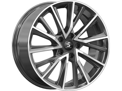Premium Series КР010 7,5x18 5*108 Et:36 Dia:65,1 Diamond Black Gris