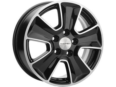 Khomen 1601 6,5x16 5*114,3 Et:43 Dia:67,1 Black-FP