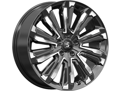 Premium Series КР1061 Humber 8x20 5*114,3 Et:45 Dia:66,1 Diamond Black Gris