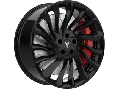 VISSOL F-3032L 8,5x22 5*120 Et:30 Dia:66,1 Gloss Black