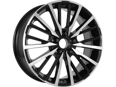 KDW KD1740 7x17 5*114,3 Et:37 Dia:66,6 Black_Front_Polished