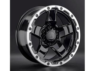 LS wheels LS1371 9,5x18 6*139,7 Et:5 Dia:106,1 bkl