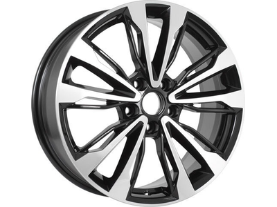 KDW KD1830 7x18 5*108 Et:47 Dia:60,1 Black_Front_Polished