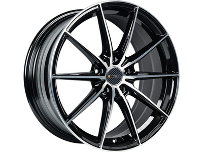 INCH FA8533 8x18 5*120 Et:30 Dia:72,6 Gloss Black Machined Face